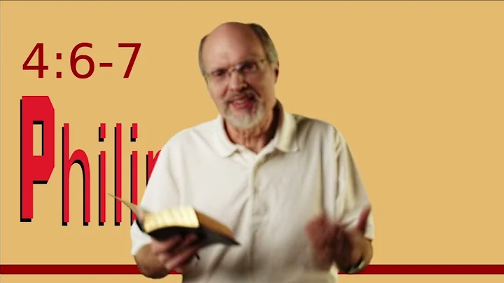 To the Philippians 4:6-7 Anxious for Nothing