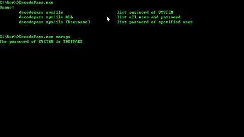 PDMS/Marine System Password decode/recovery
