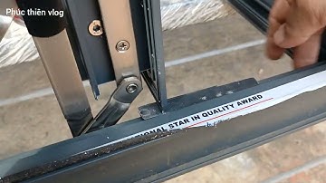 Chi tiết LÀM CỬA NHÔM XINGFA (cho anh em chưa biết)phúc thiên vlog 89