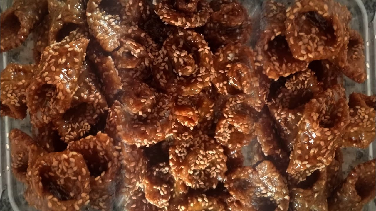 المعسلات الرمضانية 🌙 اروع أسهل واسرع معسلة 🔥 بليغات بالزنجلان مقرمشين وهشاش بطريقة سهالة و مبسطة 💯