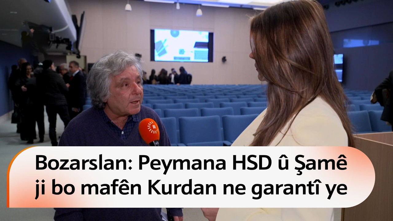 Bozarslan: Peymana HSD û Şamê ji bo mafên Kurdan ne garantî ye
