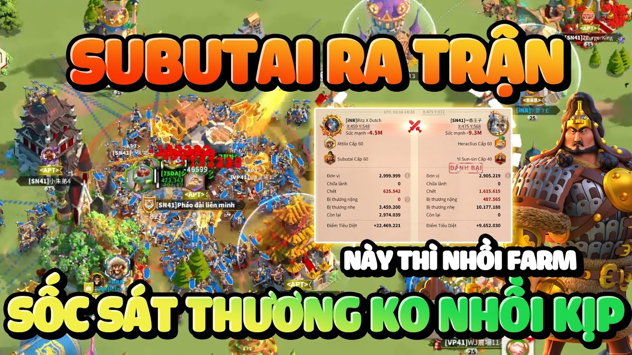 Subutai Rally Build Siêu Kỵ Binh Rally Subutai Ra Mắt Giải Quyết Vấn Đề Địch Nhồi T4 Quá ...