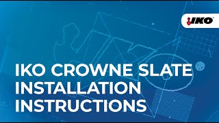 Iko Crowne Slate Shingle Installation Instructions Blueprint For Roofing