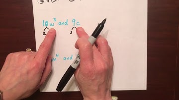 Introduction to the GCF of two monomials