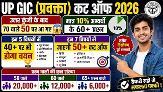 GIC CUT OFF 2026 | GIC CIVICS CUT OFF 2026 | GIC GEOGRAPHY CUT OFF | GIC ENGLISH CUT OFF