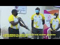 QUEEN'S BATON RELAY ARRIVES IN UGANDA: PRESENTED TO FIRST LADY AND PARLIAMENT OF UGANDA.