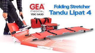 Tandu Lipat 4 GEA YDC 1A10 Folding Stretcher
