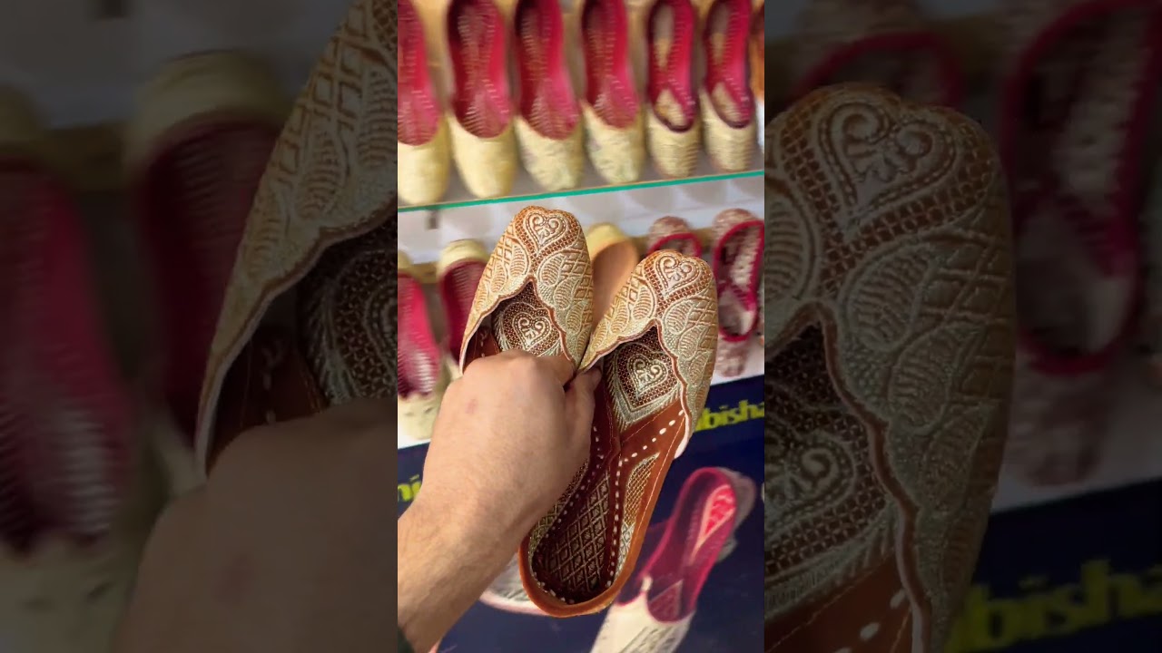 192 😍 Cutwork style punjabi jutti design || punjabi jutti #phapunjabijutti #shorts #viral #leather