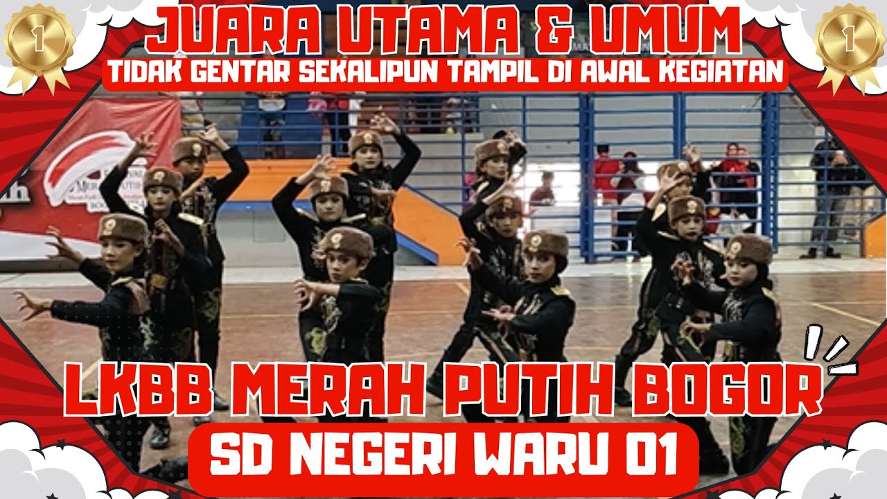 SPEKTAKULER...!!! SD NEGERI WARU 01 JUARA UMUM LKBB MERAH PUITH - TAMPIL PERTAMA DAN MENJADI JAWARA