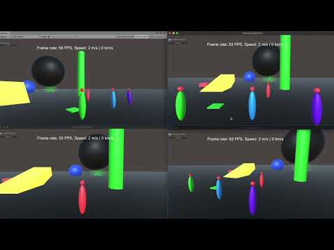 Multiplayer stationary Action at play
