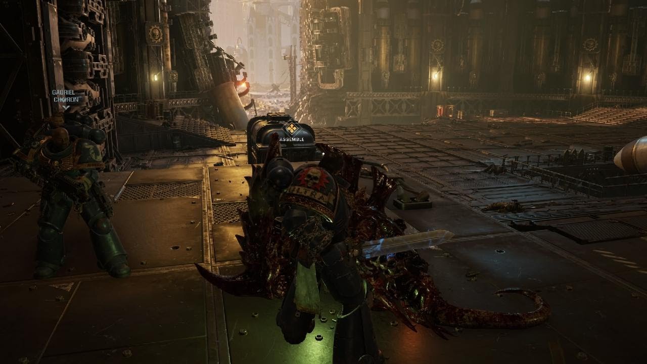Warhammer 40000: Space Marine 2 NEUROTHROPE BOSS FIGHT - YouTube