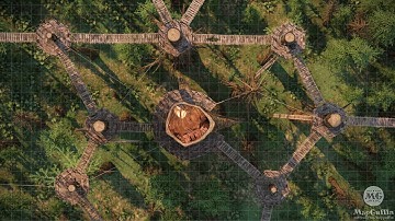 MapGuffin - Arboreal Accommodation - Animated Battlemap