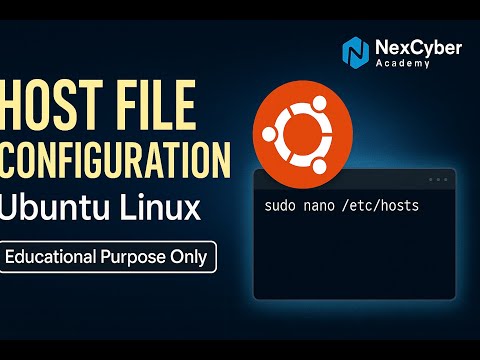 Host File Configuration on Ubuntu Linux | Edit etchosts Easily | NexCyber