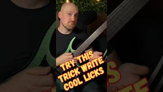 Try this trick to create new licks! #guitar #guitarlesson #guitarlicks #guitarhack #guitartricks