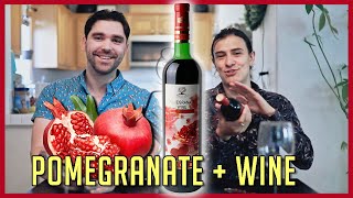 DO POMEGRANATES BELONG IN A WINE? | Pomegranate Wine - Honest Review