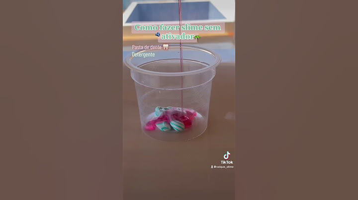 Como fazer slime sem ativador.
