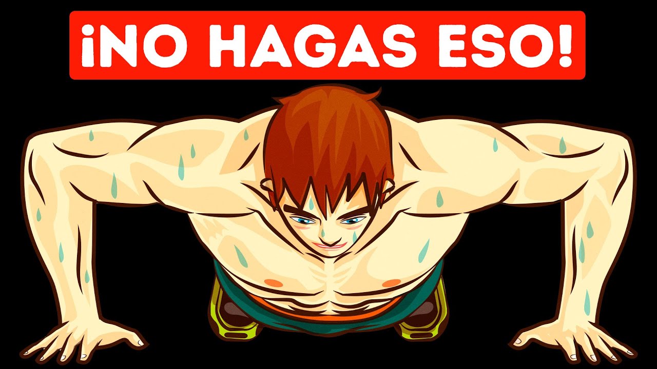 6 Errores al entrenar que probablemente cometes si eres principiante