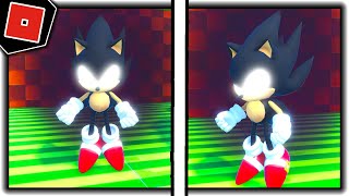 How to get DARK SONIC BADGE in SONIC RP: MOBIUS MEGADRIVE - Roblox
