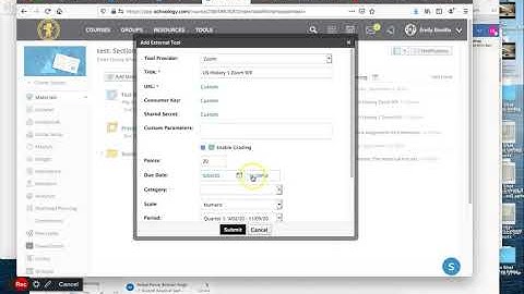 Zoom How to Add Zoom as an External Tool/Assignment in Schoology
