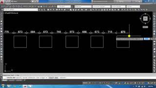DIM CONTINUE AUTO CAD TUTORIAL