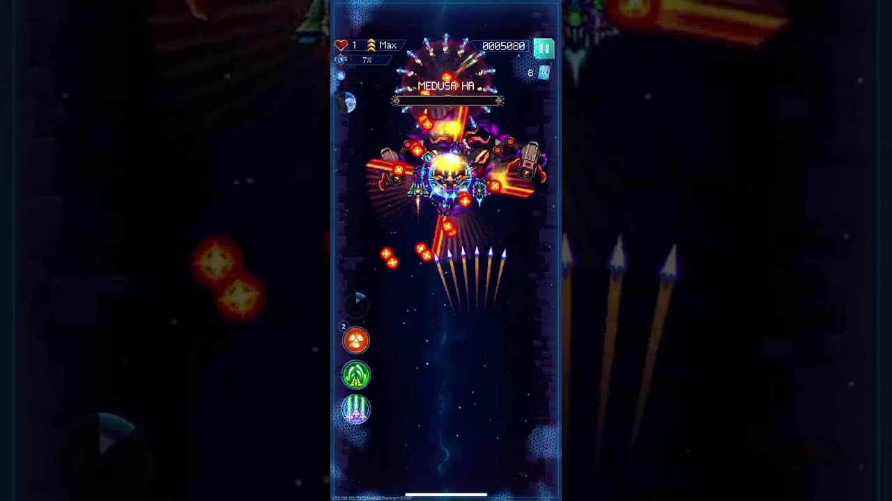 GALAXIGA Level 6 Boss Mode Run / No Revives