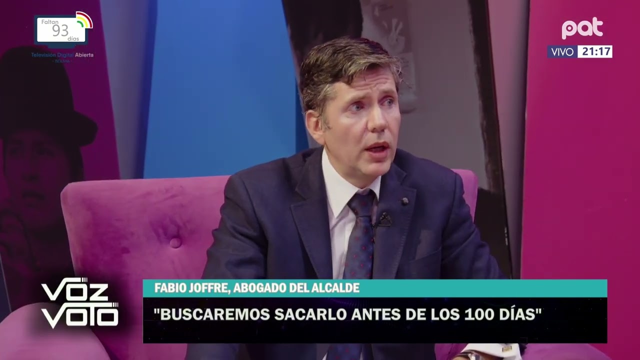 Entrevista  con Fabio Joffré, abogado defensor de Jhonny Fernández