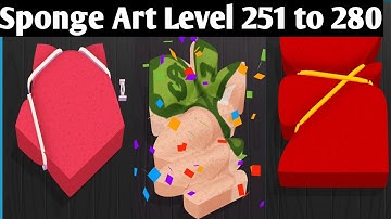 Sponge Art All Levels 251 to 280 | Walkthrough Gameplay Solutions