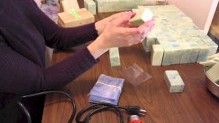 Tidying & Wrapping Cold Processed Soap