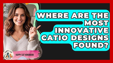 Where Are The Most Innovative Catio Designs Found? - Happy Cat Handbook