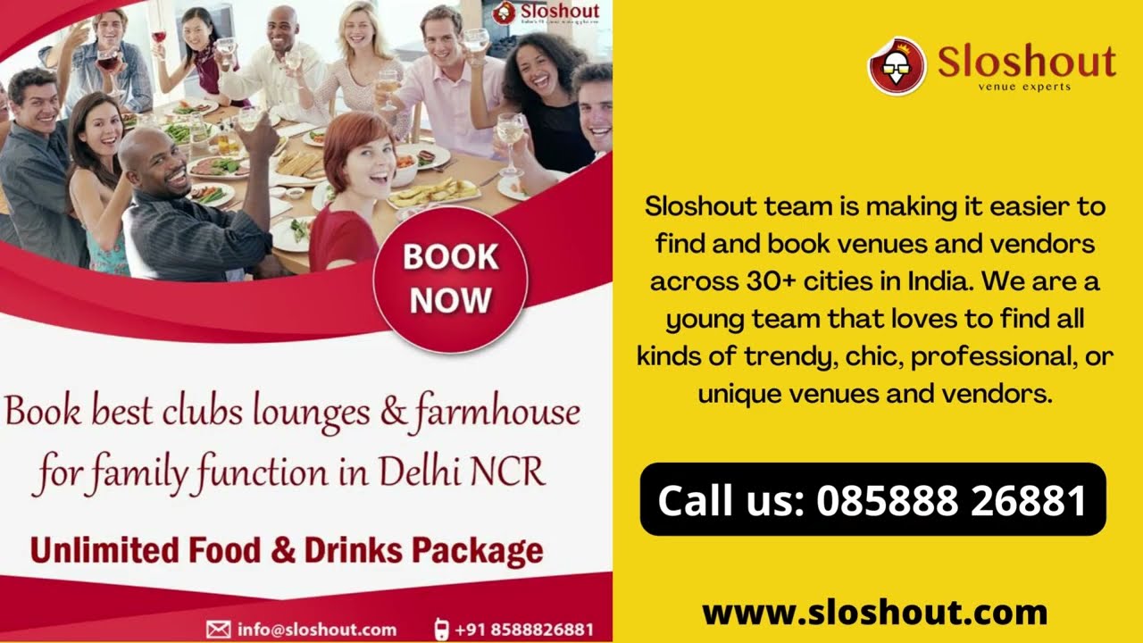 50 Best Wedding Venues/Banquet Halls in Delhi NCR - Sloshout