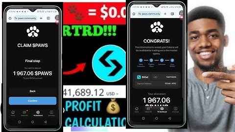 Live Paws Token Withdrawal/Deposit To Bitget Wallet || How to Withdraw Your Paws Safely