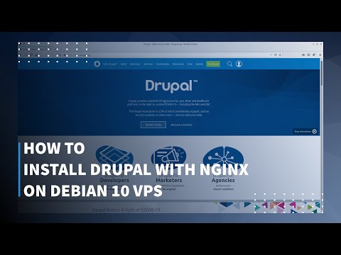 How to Install Drupal With Nginx on Debian 10 VPS
