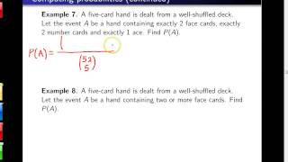 Computing probabilities -- Example 7