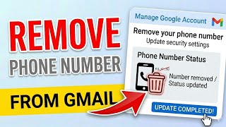 How to Remove Phone Number from GMail Account | How to Delete Phone Number from GMail