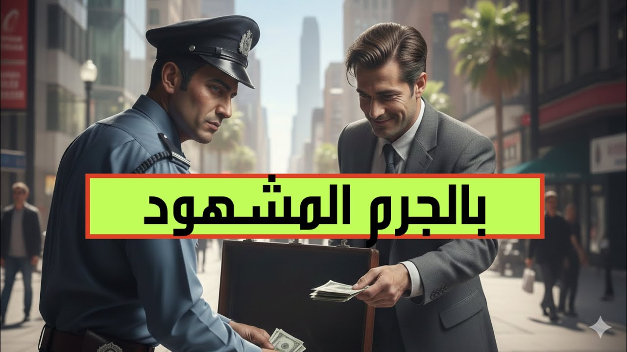عميد شرطة متلبس بالرشوة!