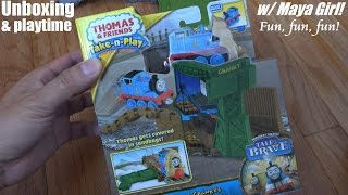 Thomas The Tank Engine Unboxing Thomas & Crankys Spinning Cargo Drop
