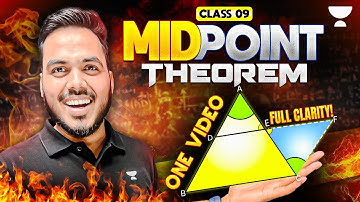 Mid Point Theorem | Class 9 Maths | Abhinay Sir