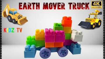 ASMR Earth Mover Truck | ASMR Building Block Relaxation | Satisfaction #asmr #buildingblocks