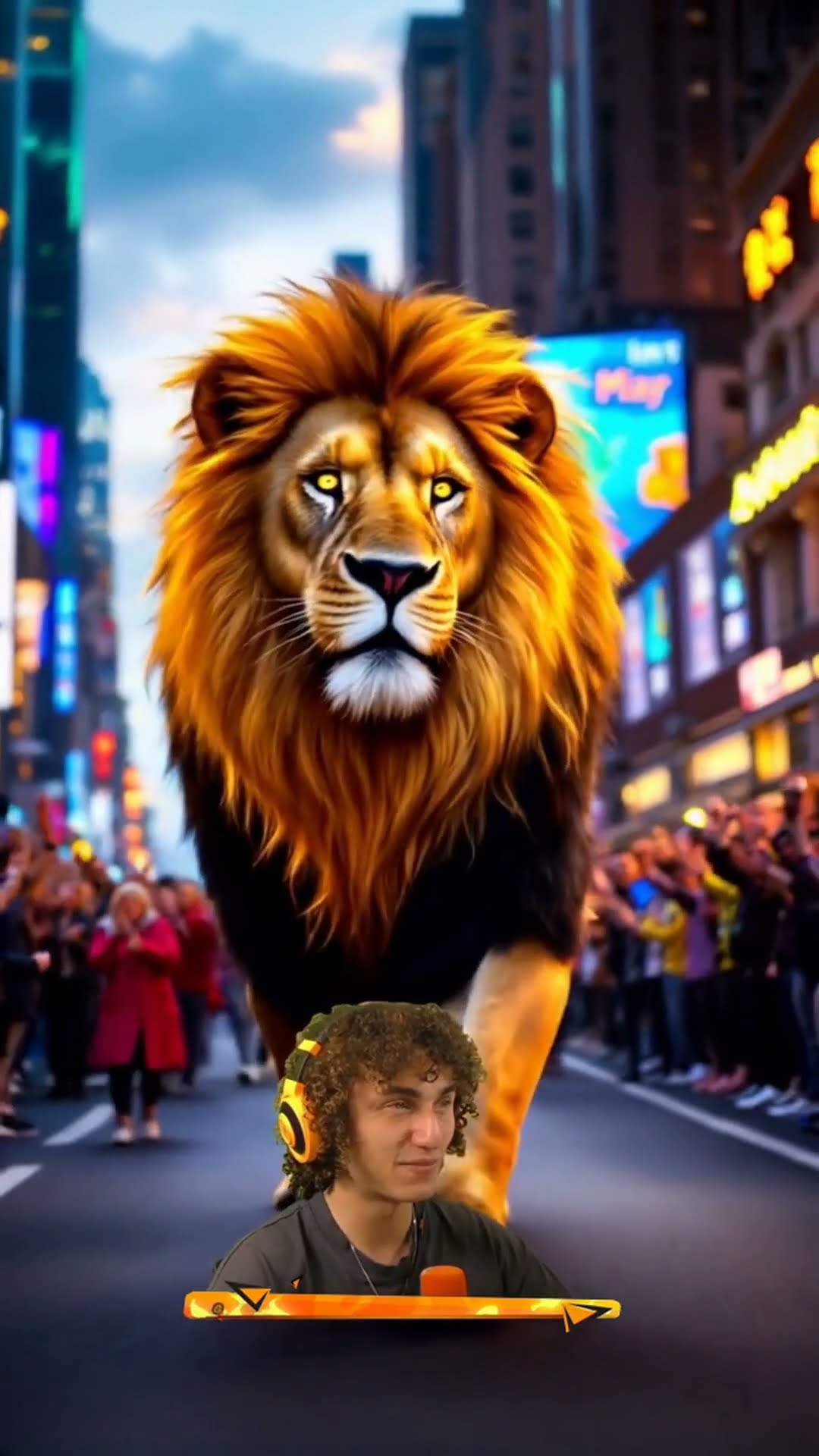 LION Parades in New York City Square!