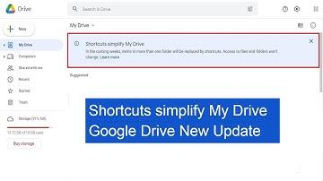 Shortcuts simplify My Drive | Shortcuts replacing files and folders stored in multiple locations