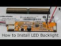 2711P-RDT7C, How to Install LED Backlight