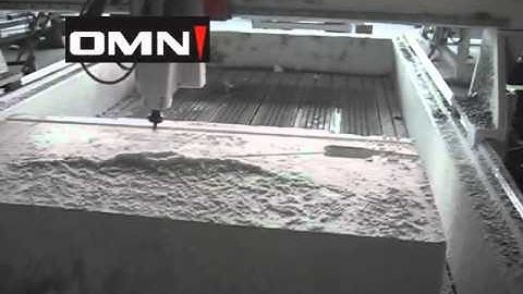 OMNI 4 axis cnc router working video