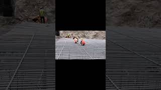 Massive Raft Foundation Steel Reinforcement Work in Progress | Heavy RCC Construction Site