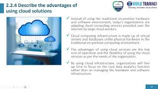 Cloud Solutions | EXIN Data Analytics Foundation | Certifications | 1WorldTraining.com |