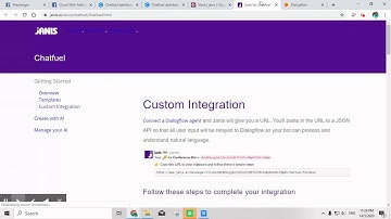 Integrating an Advanced AI Engine into Chatbot using DialogFlow with Janis Slack Bot