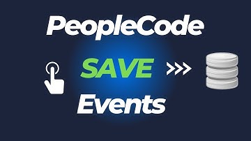PeopleCode Save Events Tutorial - PeopleCode Events Tutorial - Episode 6 - Sameer Pravin Ranalkar