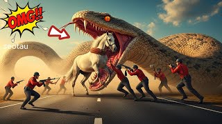 Giant Python Attacks Horse—You Won’t Believe the Rescue Profile