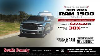 The Summer Event is on at South County Dodge Chrysler Jeep Ram