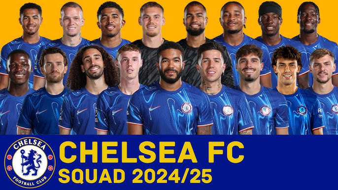 CHELSEA FC Full Squad For Season 2024/25 | Chelsea | FootWorld ...