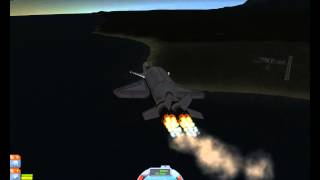 Kerbal Space Program - Manned Docking Shuttle stability test